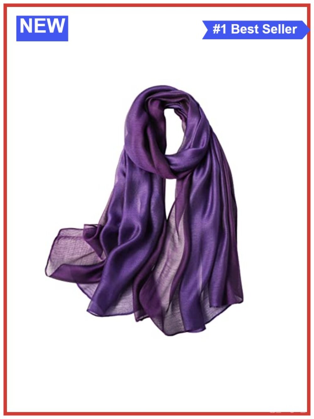 Women's Gradient Scarf Lightweight Versatile Wrap Pashmina